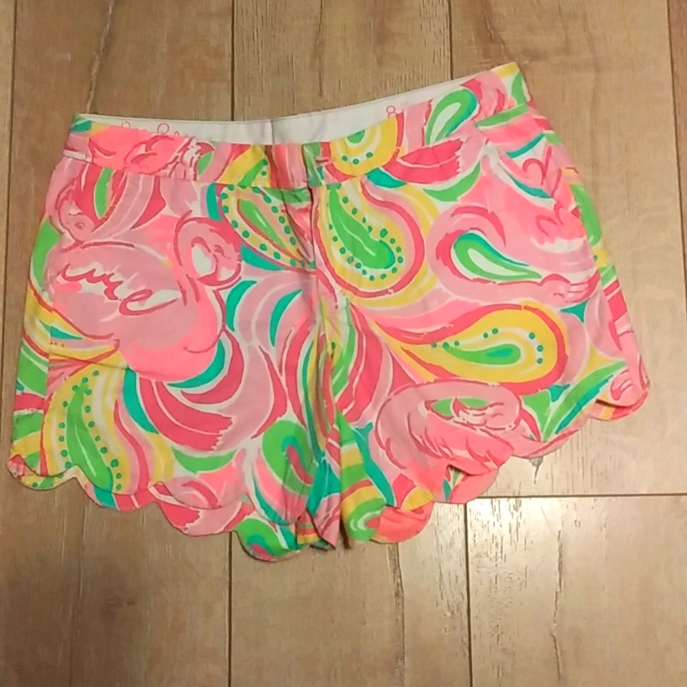 Lilly Pulitzer Pink Buttercup Shorts - Size 8